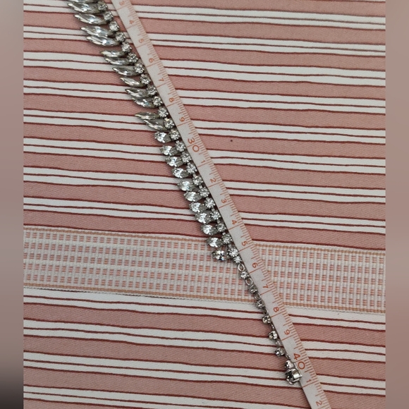 Dazzling Signed Sherman Clear Crystals Necklace - Picture 15 of 15